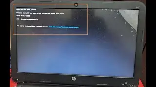 [Solved] Error Hard Disk (3F0) In HP Laptop | Boot device not found Error In HP Laptop