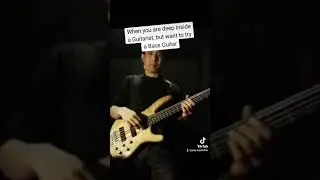 Joey Soplantila - When a Guitarist wants to play Bass Guitar #foryou #guitar #guitarist #bassguitar