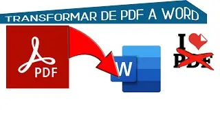 CÓMO TRANSFORMAR DE PDF WORD PASO A PASO SIN USAR ILOVE_PDF 2023