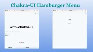 Chakra-UI Hamburger Navigation Menu (with Next.js)