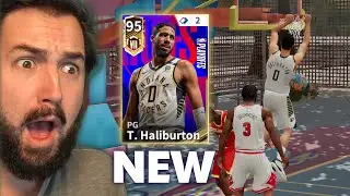 NEW 95 Playoff Haliburton Gameplay in NBA Infinite