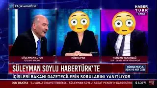 süleyman soylu canlı yayında kara mizah yapıyor