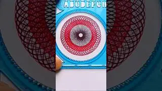 Create a two color spirograph 🤙 #shorts #ytshorts #drawing #art #trending