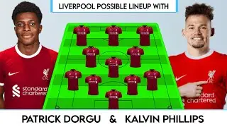 Liverpool FC Possible Lineup with Kalvin Phillips & Patrick Dorgu Transfer ✅ Liverpool Transfer News