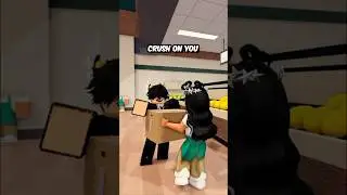 Telling my CRUSH I like her… 😳 #roblox #shorts