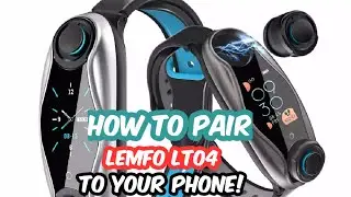 How to Pair the LEMFO LT04 2 in 1 Wireless earbuds to Any smartphone