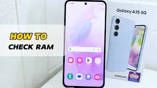 Samsung A35 5G | How To Check RAM