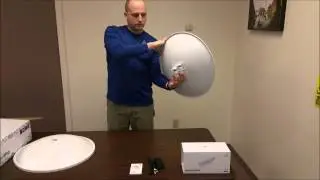 Ubiquiti Networks PowerBeam M5 AC (PBE-5AC-500) unboxing & assembly by Intellibeam.com