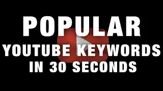 Find Youtube Video Keywords - a hack to see popular keywords 30 sec