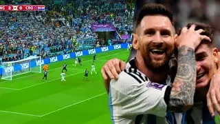 GOL de JULIAN ALVAREZ vs CROACIA, ASISTENCIA de MESSI | Relatos ARGENTINOS | Qatar 2022