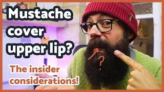 Should your beard/mustache cover your upper lip?