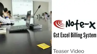 Note-x Promo | All New Excel Billing System 2018 | Fully Automated Gst Billing System