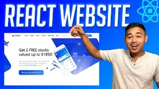 How to Make a React Website Using Styled Components - Beginner Tutorial Webull Stock Website Design