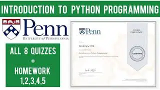 Coursera Introduction to Python Programming Penn University | Programming Assignments Solutions