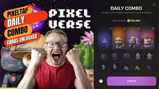 PIXELTAP DAILY COMBO CARDS UNLOCKED 08/06/24 | Get Exclusive Rewards!