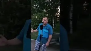 'Белые розы'  Шатунова под гитару! Экспромт в парке!