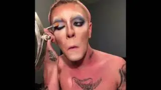 90s Pornstar Glam, Trashley Banks Drag Makeup Transformation