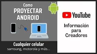 ✅ Como Compartir Pantalla Android a mi PC con cable USB - Proyectar Celular Sin Internet [NO HMDI]