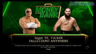 WWE 2K22 | Falls Count Anywhere match | Sagat vs Tucker