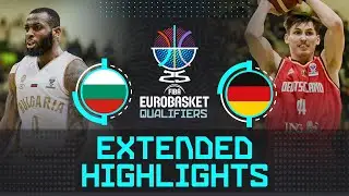 Bulgaria 🇧🇬 vs Germany 🇩🇪 | Extended Highlights | FIBA EuroBasket 2025 Qualifiers