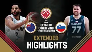 New Zealand 🇳🇿 vs Slovenia 🇸🇮 | Extended Highlights | FIBA OQT 2024 Greece