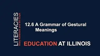 12.6 A Grammar of Gestural Meanings