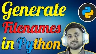 Use Date Time for Filenames in Python