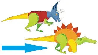 Dinosaur Mix #3 - Mix up the Body, Head, Tail & Legs