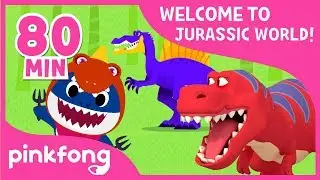 Tyrannosaurus Rex and more! | Dinosaur Songs & Stories | +Compilation | Pinkfong Songs for Children