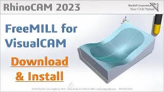 Download & Install Quick Start, FreeMILL , RhinoCAM 2023