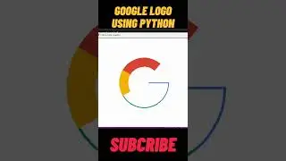 Google logo drawing 😮🤩 using python | python 