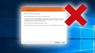 How to Disable Speech Recognition During Startup - Windows 10