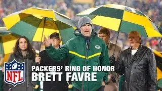 Brett Favres #4 Unveiled in Packers Ring of Honor | Full Ceremony