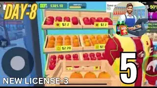 My Superstore Simulator-Gameplay Walkthrough Part 5-DAY 8-NEW LICENSE