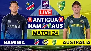 ICC T20 World Cup Live: Australia vs Namibia Match 24 Live Match | AUS vs NAM Live Match Today