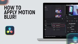 How to Add Motion Blur Effect in Davinci Resolve [easy]