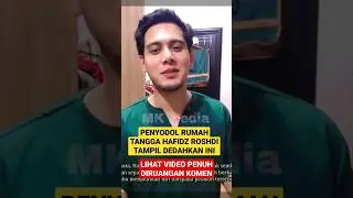 'PENYONDOL' DEDÂH Hafidz Roshdi HUBUNGI Sejak 9 Thn Lalu, MOHON MAAF & KATAKAN INI