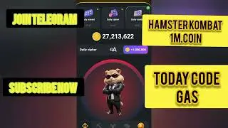 hamster Kombat 1M coin| hamster Kombat Daily cipher 10 | hamster Kombat| #hamsterkombat #dailycipher