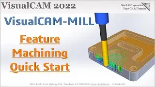 VisualCAD/CAM 2022 Automatic Feature Machining (AFM) Quick Start