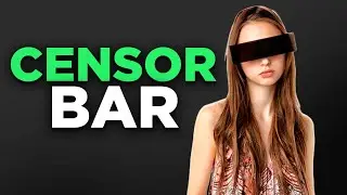 How to Add Censor Bar that ATTACHES with ONE CLICK