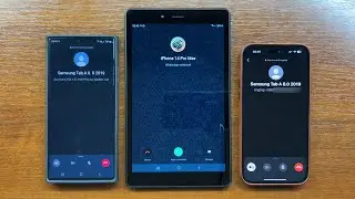 Samsung Note 20 Ultra vs iPhone 14 ProMax WhatsApp Outgoing Calls to Samsung Tab A 8.0. Who's First?