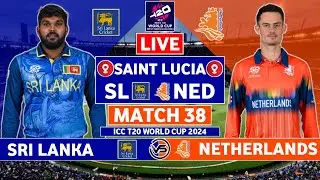 Sri Lanka vs Netherlands Live Match | SL vs NED Live Match Today | ICC T20 World Cup 2024 Live Match