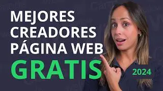 Mejores CREADORES GRATIS De PÁGINAS WEB 2024