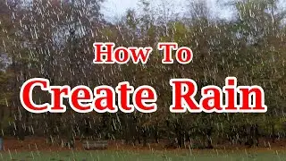 Create Rain In Just 1 Minute (Blender) | Create Raindrops or Rainy scene With Particle Physics