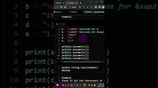 isnumeric string method python english 