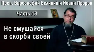 13. Не смущайся в скорби своей  |  о. Константин Корепанов  в передаче «Читаем Добротолюбие»