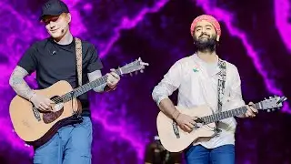 Arijit Singh performs with Ed Sheeran in London Concert 2024