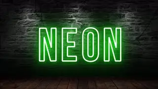 How To Make Neon Text Effect On Android || Using Kinemaster