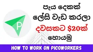 How to Work on Picoworkers | Sinhala | Picoworkers 2021 | පැය දෙකක් ලේසි වැඩ කරලා දවසකට $20ක් හොයමු