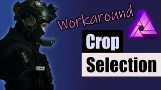 Crop to Selection in Affinity Photo Workaround